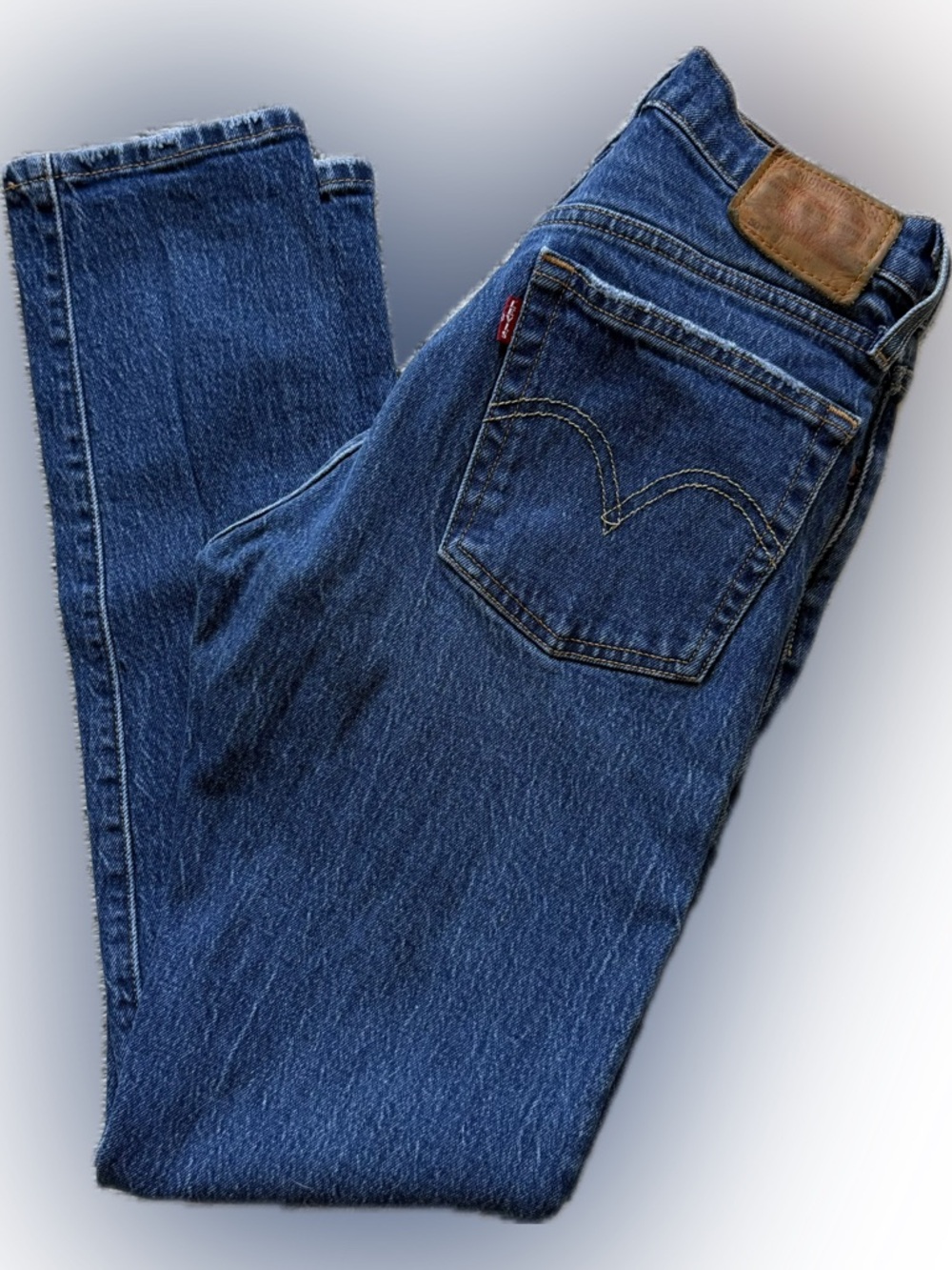 Levi's Women's Dark Blue 501 Skinny Jeans